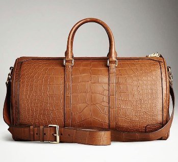 Sac de voyage en crocodile