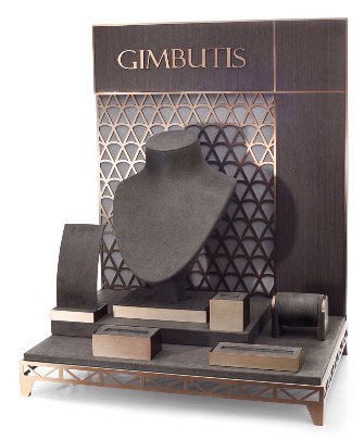 Mur de présentation joaillerie